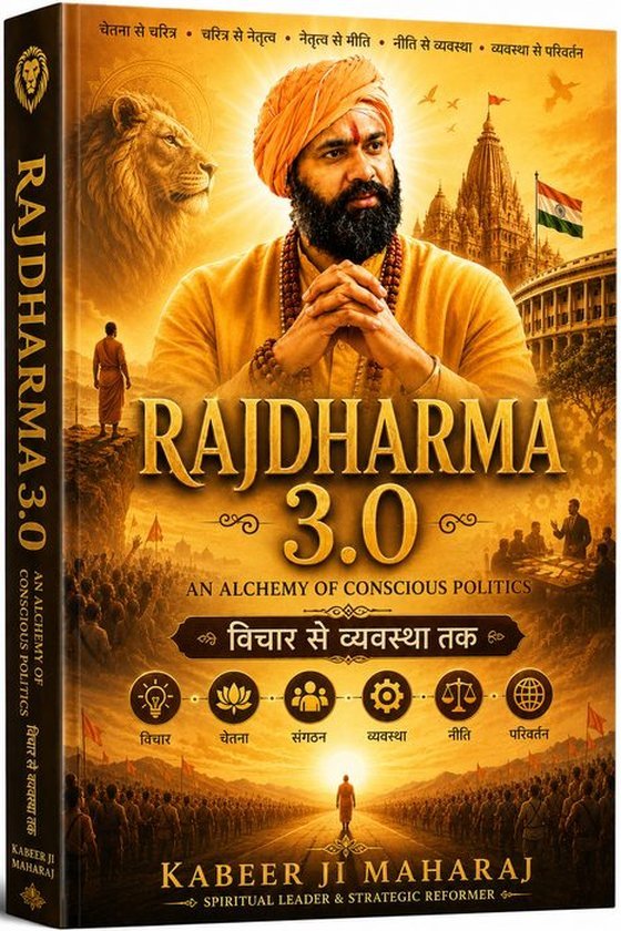 Rajdharma 3.0 book — An Alchemy of Conscious Politics by Kabeer Ji Maharaj